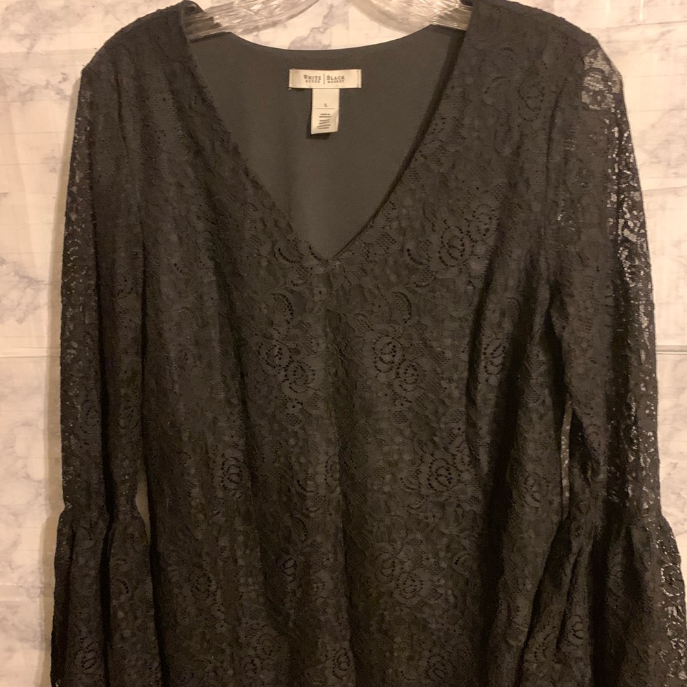 White House black market lace top